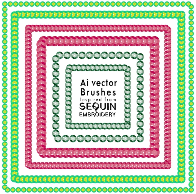 Вышитая рамка